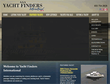Tablet Screenshot of findyachts.com